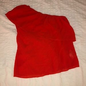 H&M One shoulder shirt